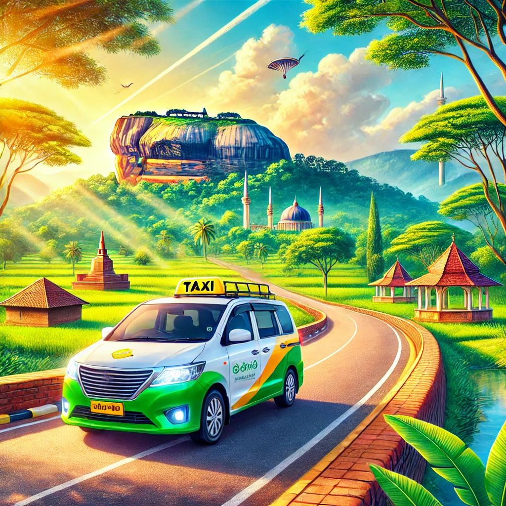 "Taxi ride from Kandy to Sigiriya - Safe and convenient travel with CabBuddy.lk"