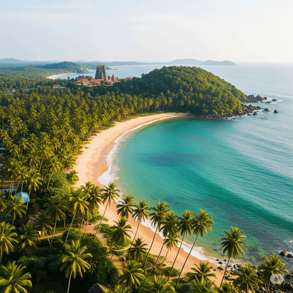 The beautiful coastal landscape of Trincomalee, your serene destination after your Airport to Trincomalee journey.