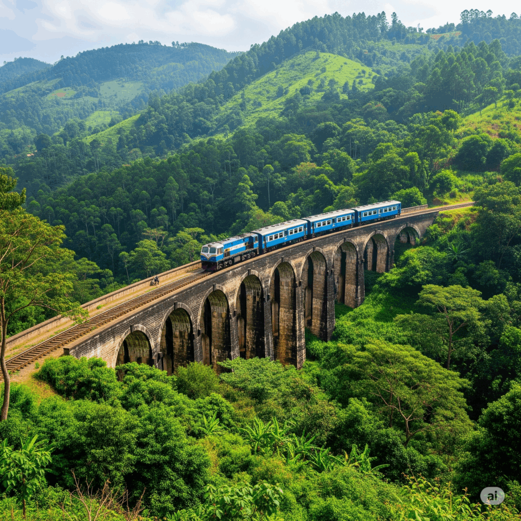 The iconic Nine Arch Bridge, a highlight awaiting visitors after their Airport to Ella journey.