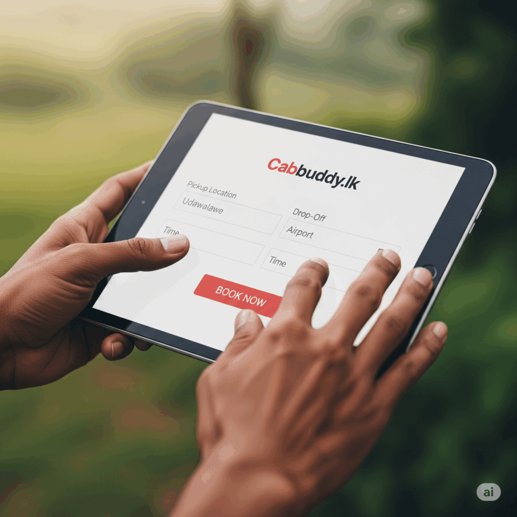 Easy online booking for your Udawalawe to Airport taxi on the Cabbuddy.lk platform.