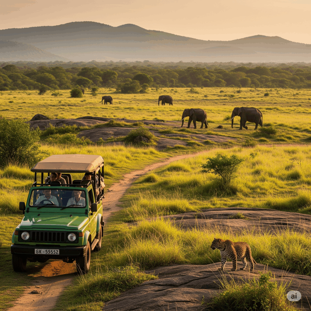 Experience a thrilling Yala safari, easily accessible with our Airport to Thissamaharama taxi service.