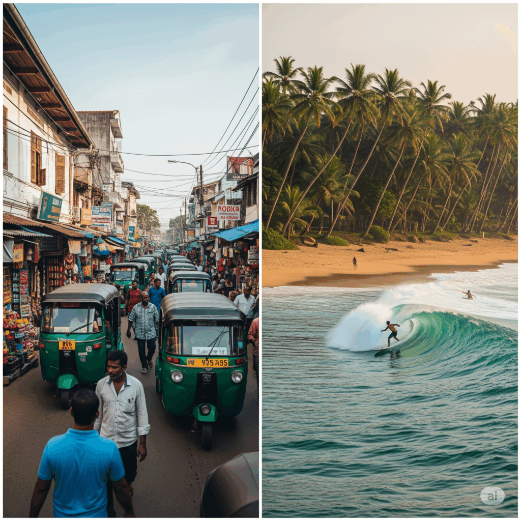 Journey from Negombo's vibrant streets to Ahangama's tranquil surf beaches – experience the seamless Negombo to Ahangama transfer with Cabbuddy.lk.