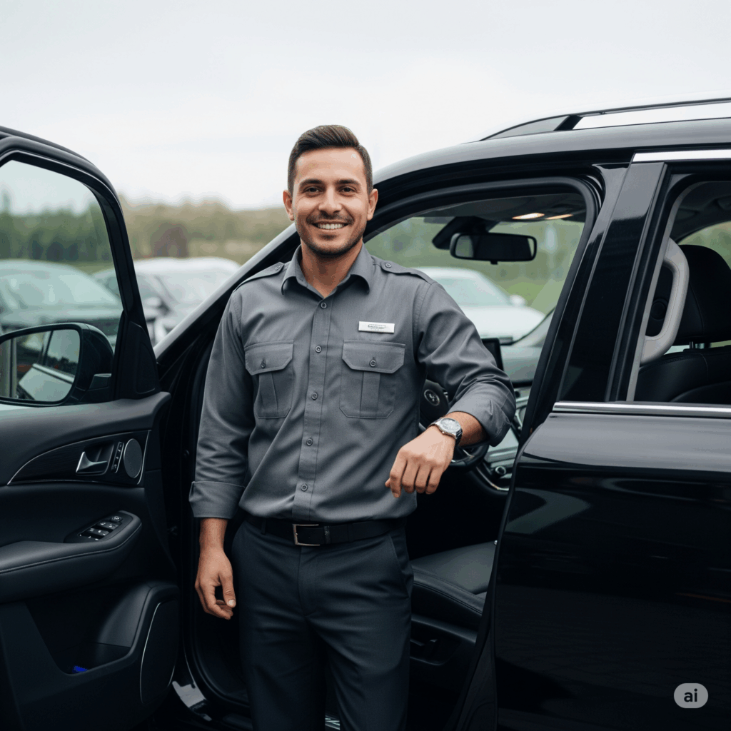 A professional Cabbuddy.lk driver ready to provide a safe and reliable transfer service from Negombo to Unawatuna.