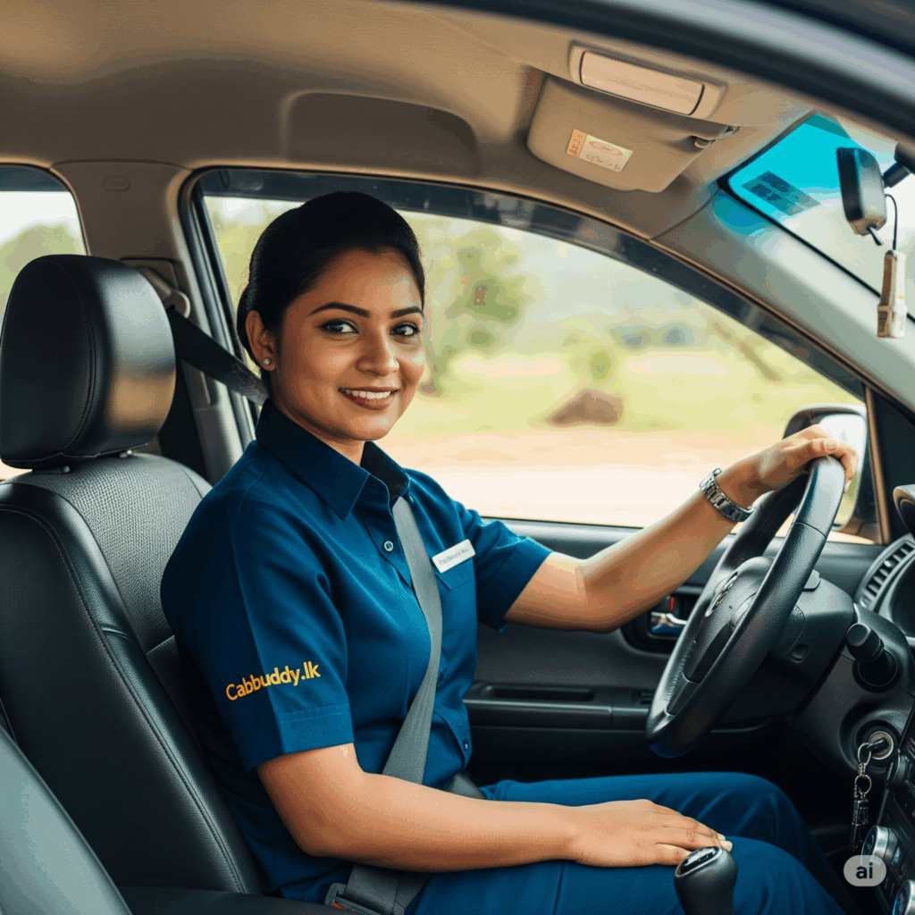 A professional Cabbuddy.lk driver ready to provide a safe and comfortable Colombo to Udawalawe taxi service.