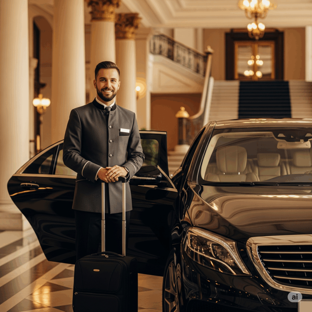 A friendly and professional Cabbuddy.lk driver ready to welcome passengers for their reliable Colombo to Hiriketiya private transfer.