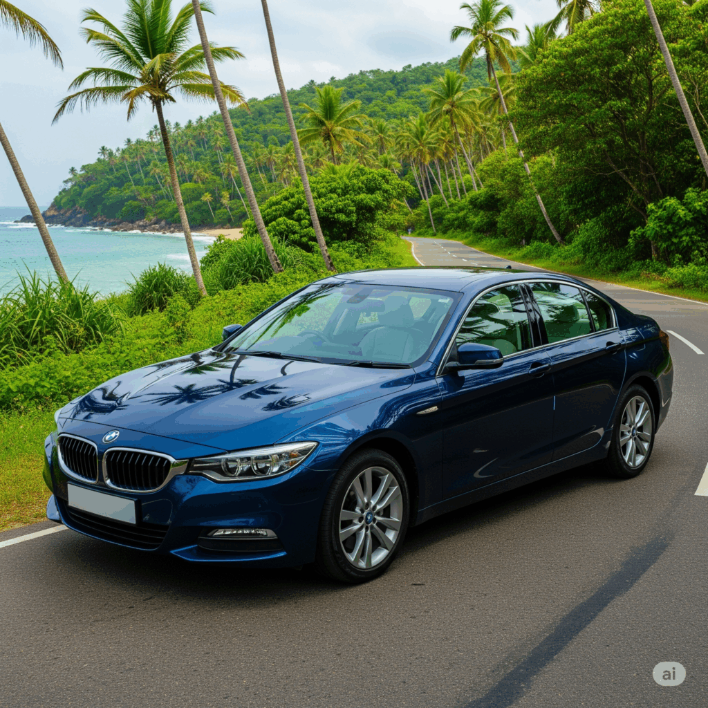 Private taxi ready for a comfortable transfer from Colombo to Ahangama.