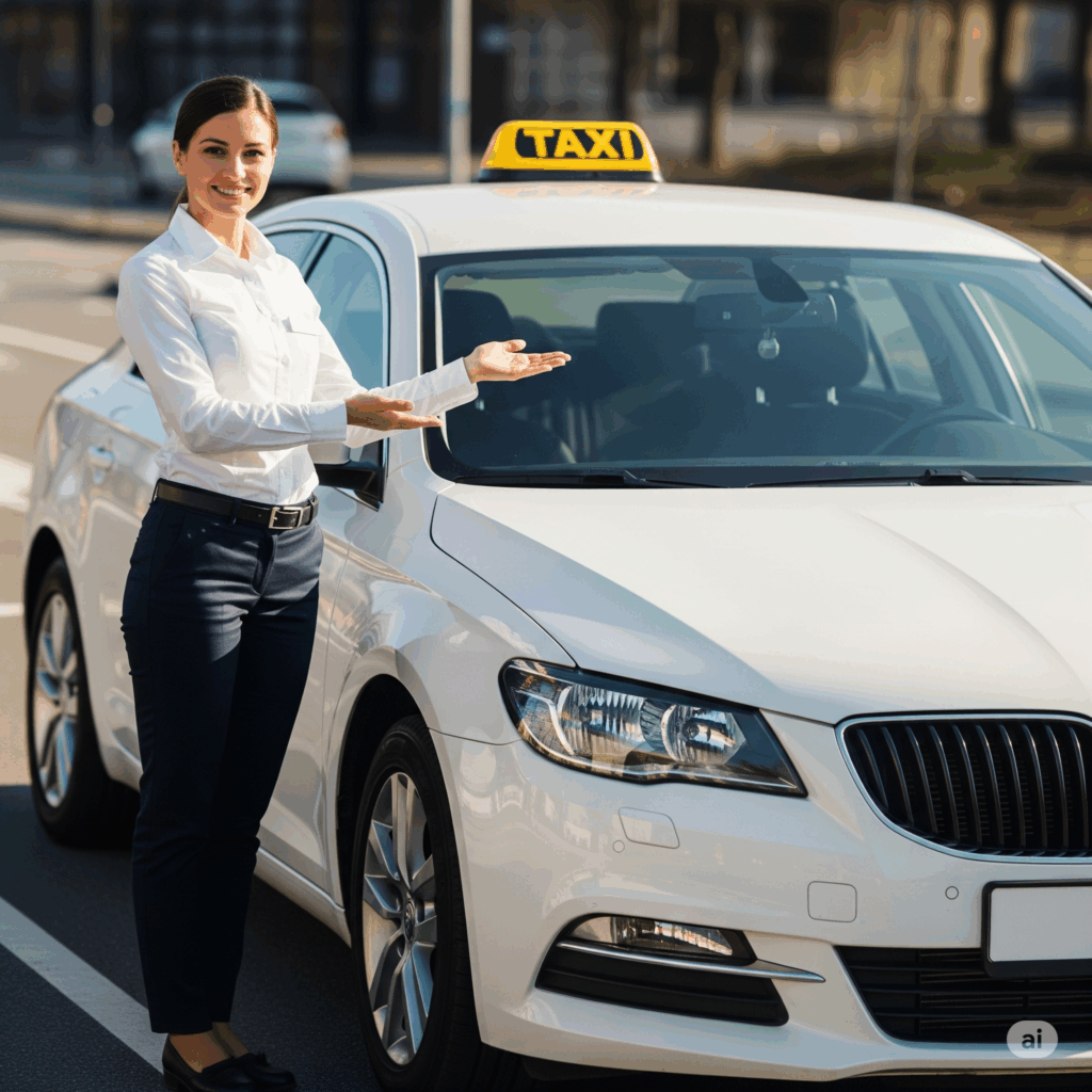 Professional and courteous driver standing next to a private car, ready for your seamless taxi service from Colombo to Kalutara.